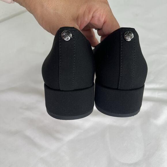 Donald Pliner Dreww Black pump Dress Shoes Size 8.5 M classic elegant formal - Picture 6 of 8